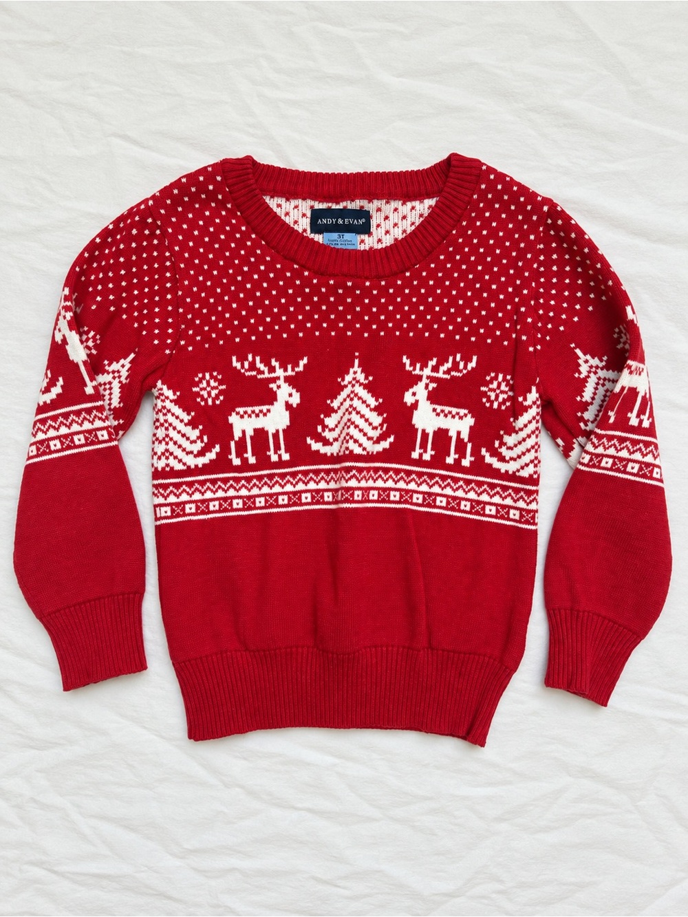 ANDY & EVAN Kids Res Holiday Knit Sweater